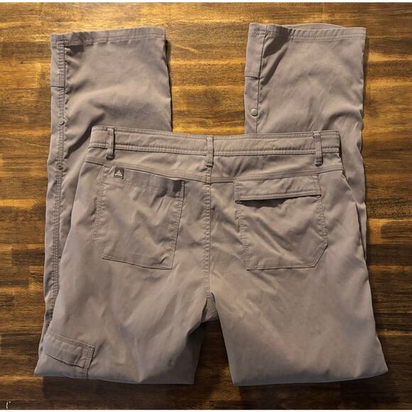 Prana Men's 36 x 34 Pants Standard Stretch Zion Straight Hiking Performance - Picture 4 of 11